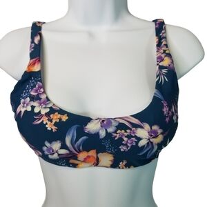 Express floral bikini swim top